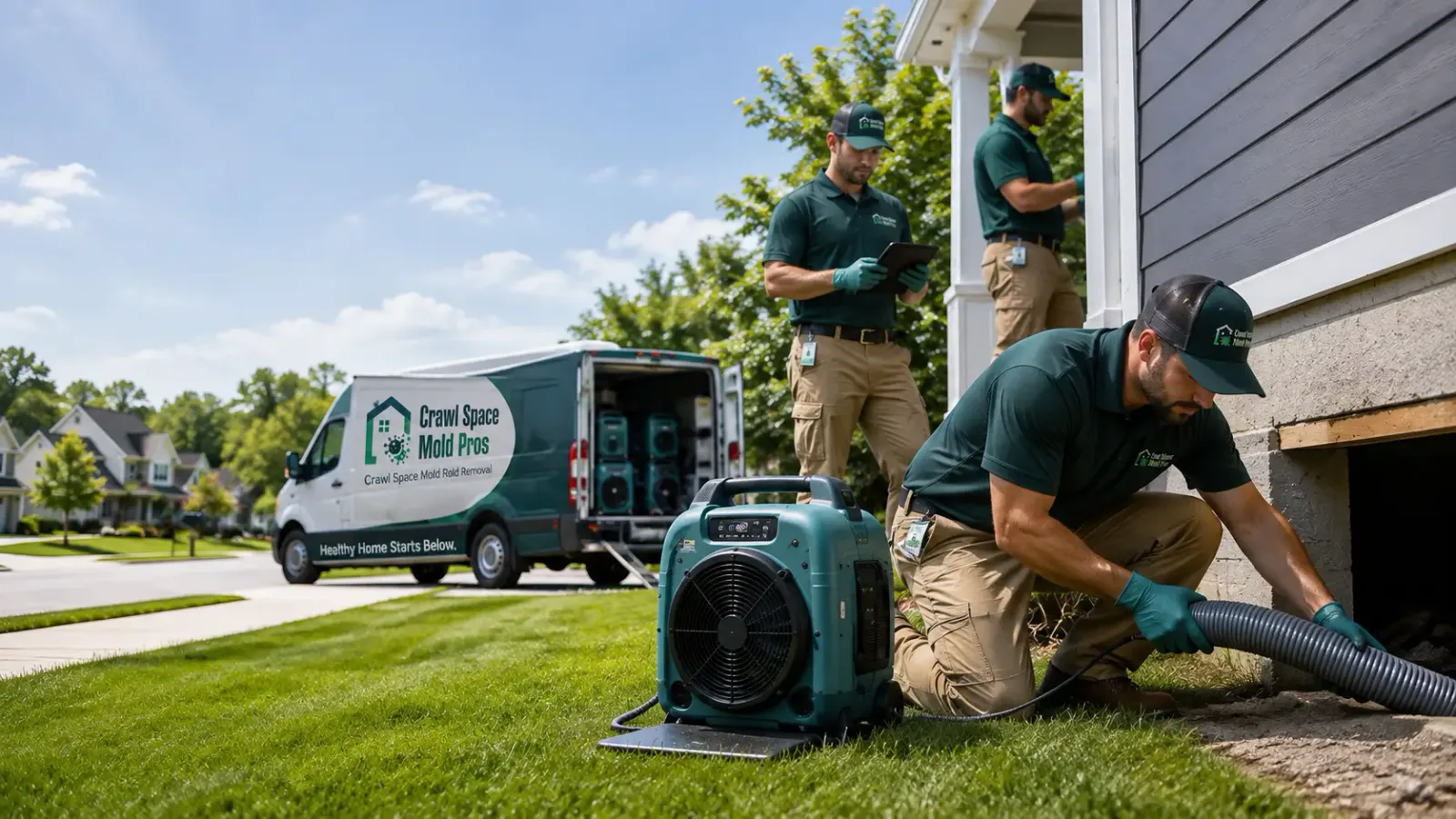 Crawl Space Mold Removal in Melville, NY